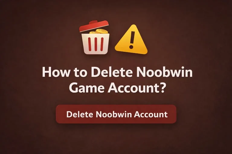 How to Delete Noobwin Game Account?
